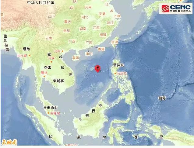 南海海域发生3.8级地震，影响与后续观察_权限解释落实