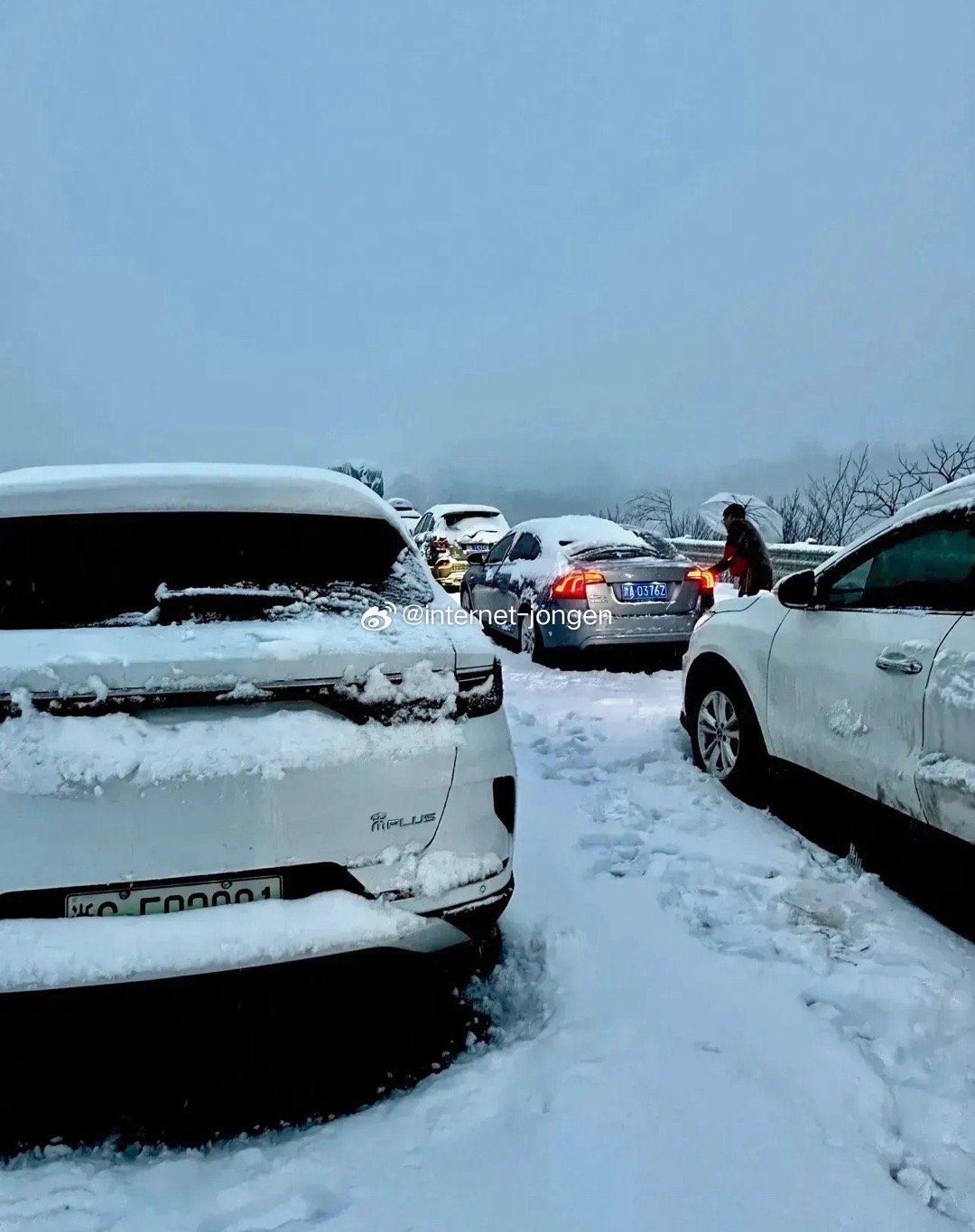 自驾返乡遇暴雪:2小时车程开了24小时