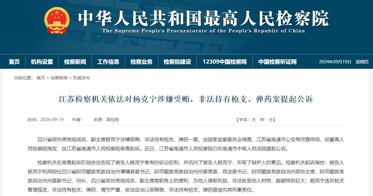 震撼！杨克宁非法持有枪支弹药获刑16年，法律严惩不贷！_反馈调整和优化