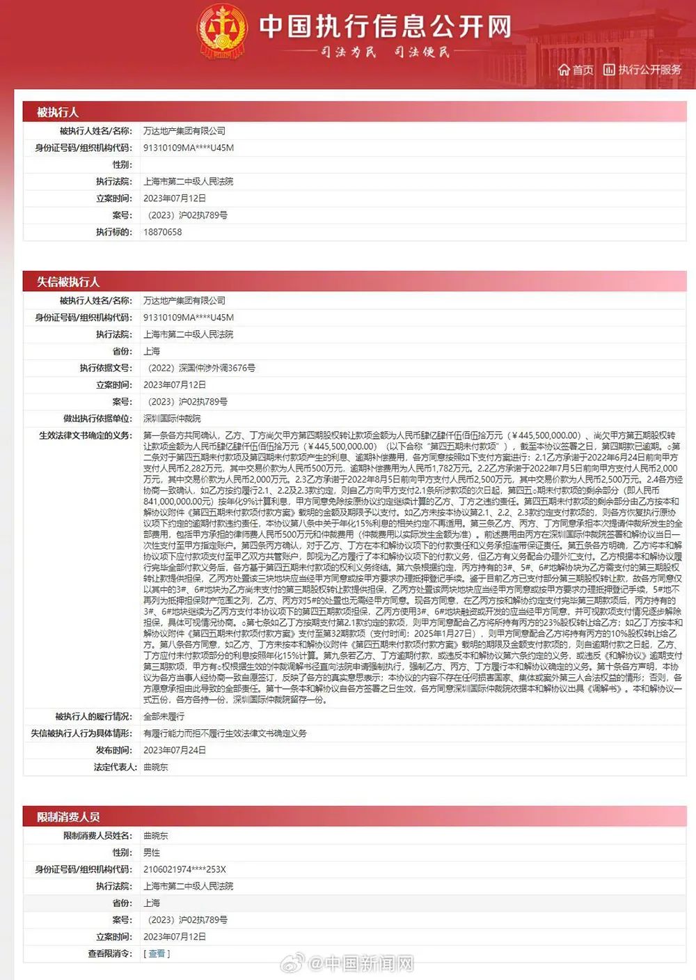 独家揭秘万达集团新增被执行人信息背后真相，行业巨头面临何种挑战？_细化方案和措施